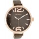 OOZOO Timepieces 48mm Browm Grey Leather Strap C7518